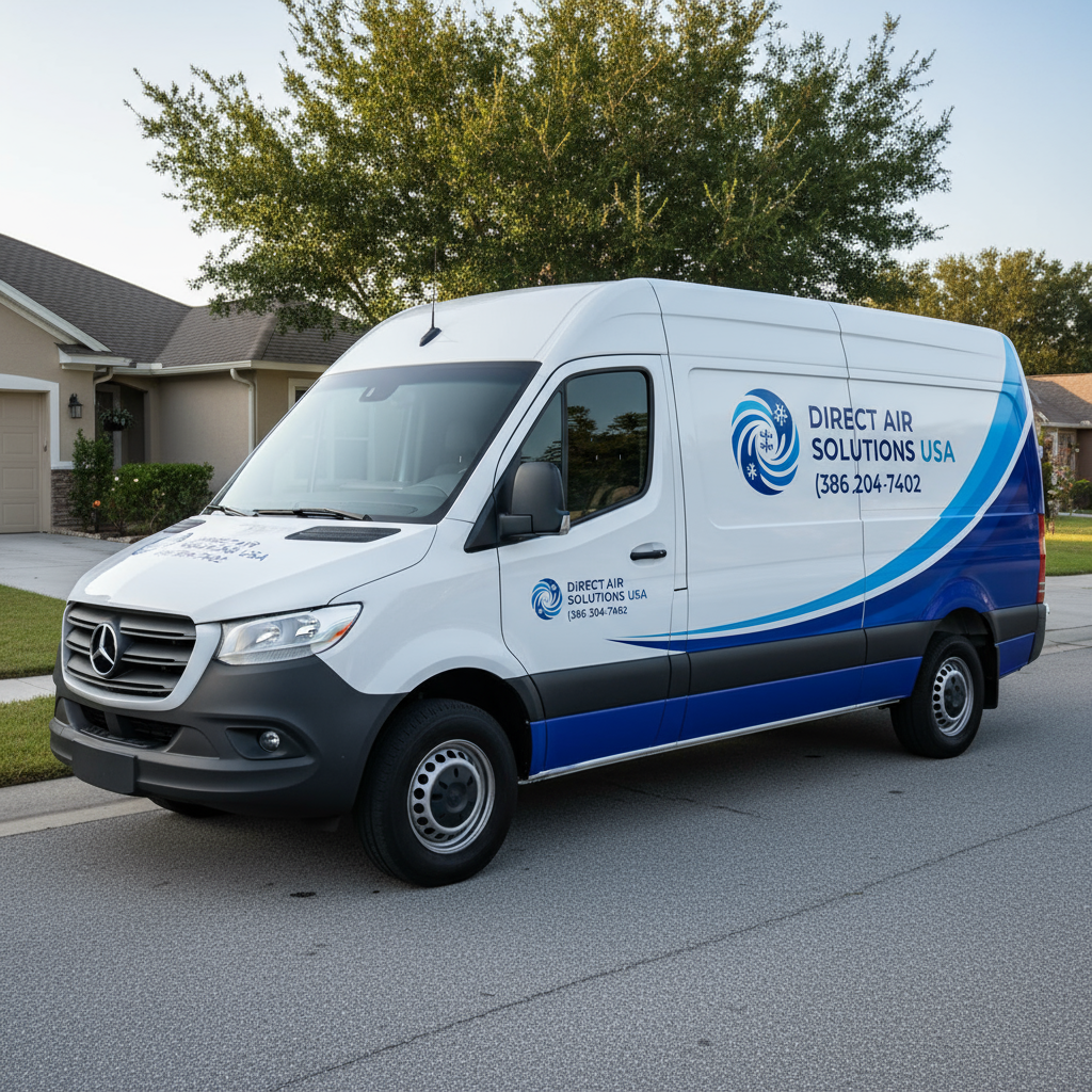 Direct Air Solutions professional service vehicle